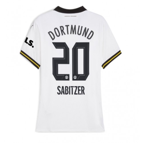 Fotbalové Dres Borussia Dortmund Marcel Sabitzer #20 Dámské Alternativní 2024-25 Krátký Rukáv